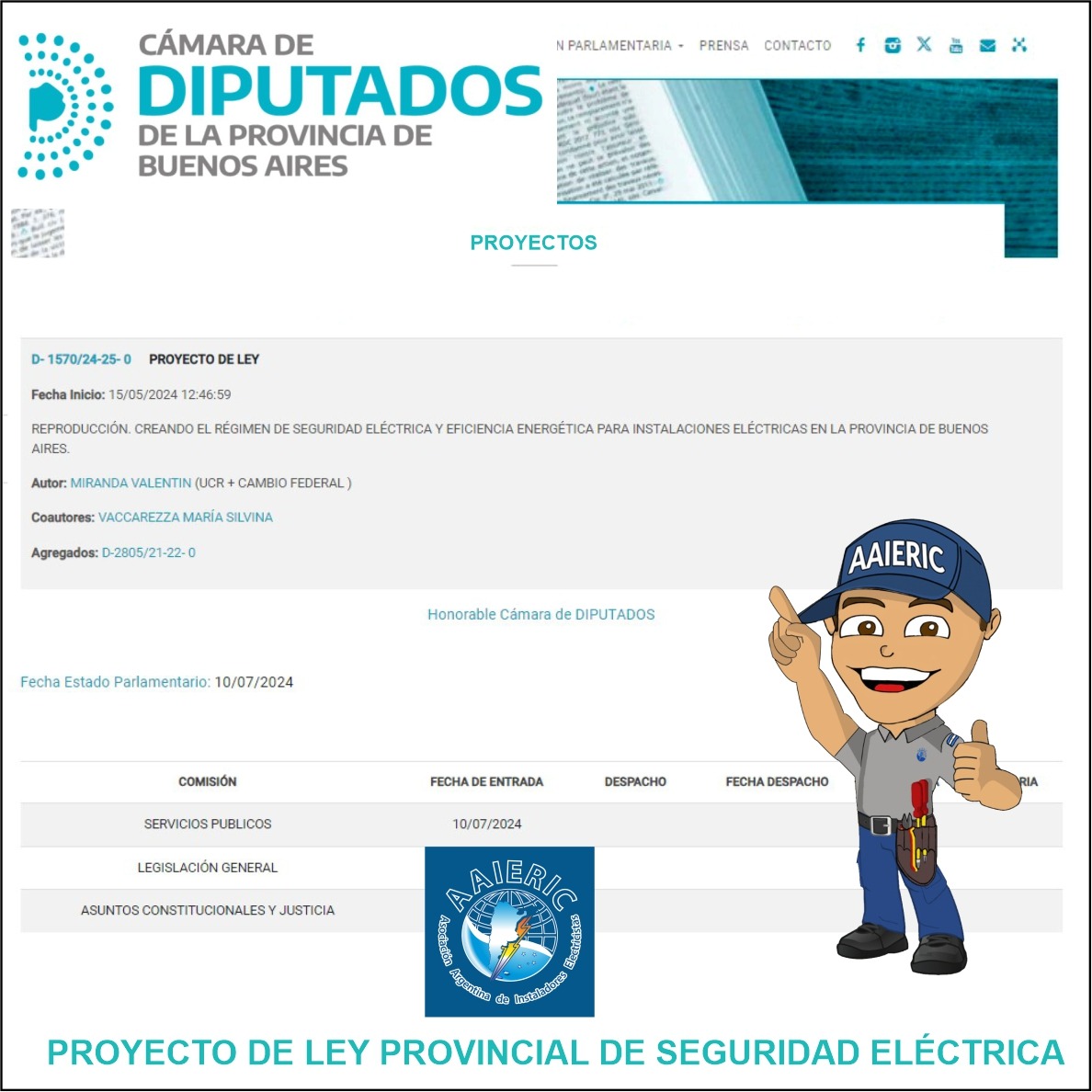 Proyecto de Ley para la Provincia de Buenos Aires